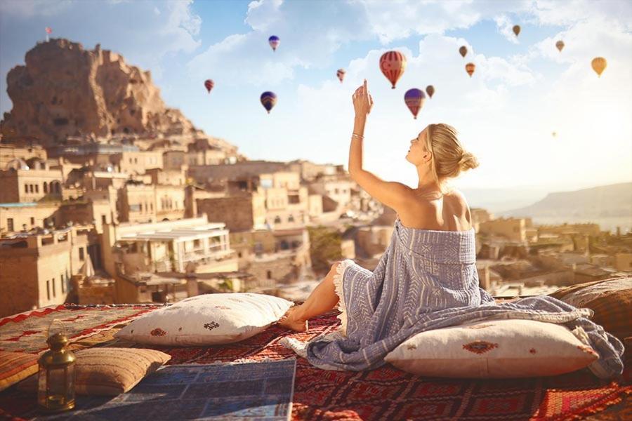 Mak'S Cave House Bed & Breakfast Üchisar Bagian luar foto
