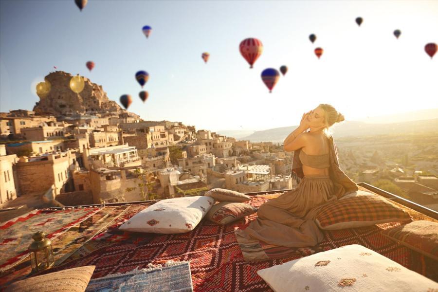 Mak'S Cave House Bed & Breakfast Üchisar Bagian luar foto